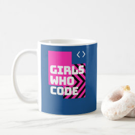 Caneca De Café Meninas que codificam camisa de suor