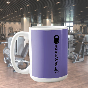 Caneca De Café #Meninas Que Levantam Kettlebell Mug