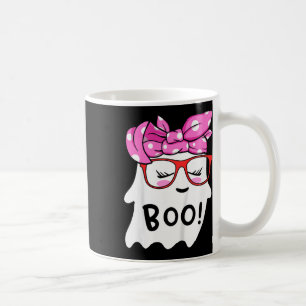 Caneca De Café Meninas Toddler Feliz Fantasma De Halloween Com Ba