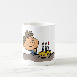 Caneca De Café Menino de Aniversário
