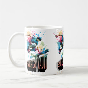 Caneca De Café Menino de salto-freestyle parkour