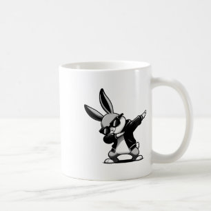 Caneca De Café Menino Dia de Páscoa Dabbing Coelho Hip Hop Pa
