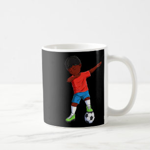 Caneca De Café Menino do Futebol Dabbing Jogador de Futebol Dab S
