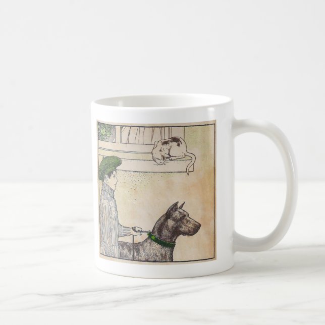 Caneca De Café Menino e cão (Direita)
