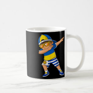 Caneca De Café Menino Meio Ucraniano Meio Uruguaio Bandeira da Uc
