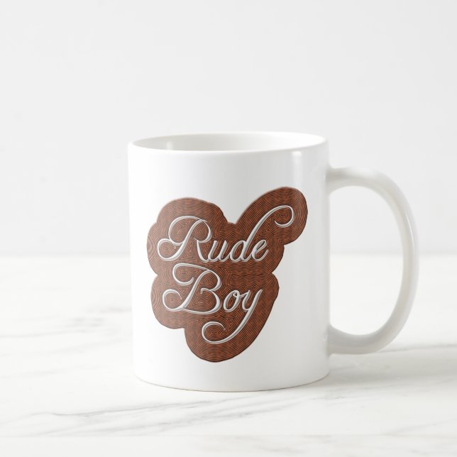 Caneca De Café Menino rude (Direita)
