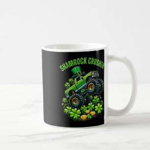 Caneca De Café Menino Triturador de Trevo do Dia de São Patrício 