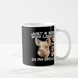 Caneca De Café Meninos Apenas Um Menino Que Ama Suínos, Na Minha 