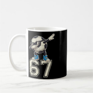 Caneca De Café Meninos Crianças 67 Seis Sete Camisas de Futebol D