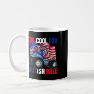 Caneca De Café Meninos Demais Legal Para Regra Britânica 4 De Jul