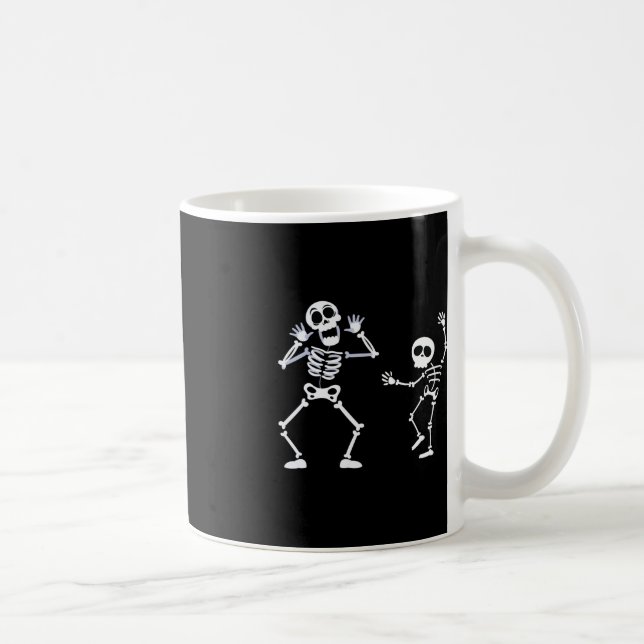 Caneca De Café Meninos do Halloween Meninas Crianças Esqueletos D (Direita)
