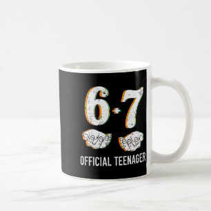Caneca De Café Meninos e Meninas de 6+7 Anos Adolescente Aniversá