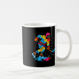 Caneca De Café Meninos Meninas Sorvete de Hockey Gotejamento Jove