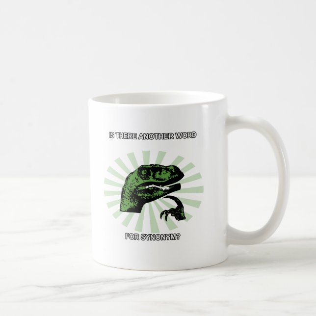 Caneca De Café Menopausa de Philosoraptor (Direita)