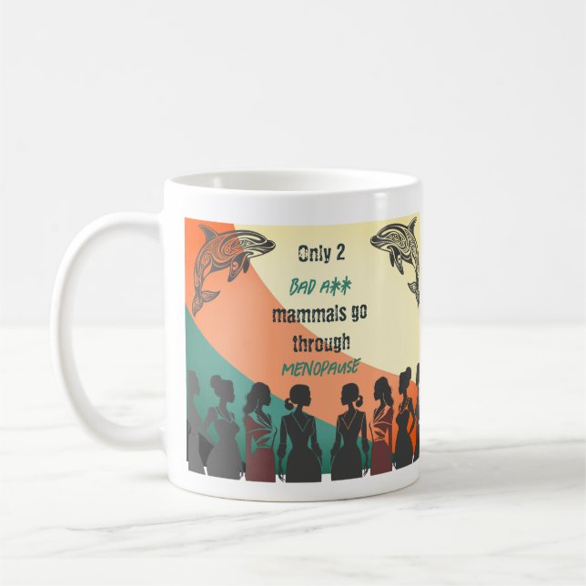 Caneca De Café Menopausa - Design (Esquerda)