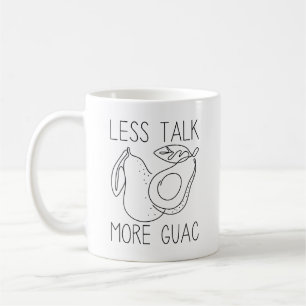 Caneca De Café Menos Conversar Mais Guac