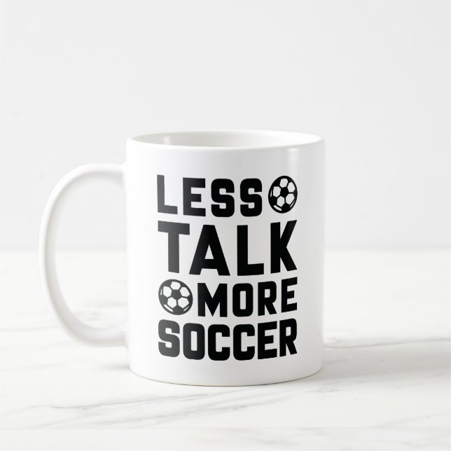 Caneca De Café Menos Fale Mais Futebol (Esquerda)