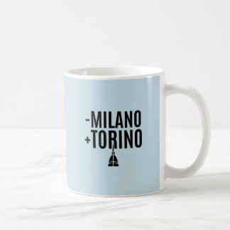 Caneca De Café Menos Milão, Mais Turim - Ironia Savoiana