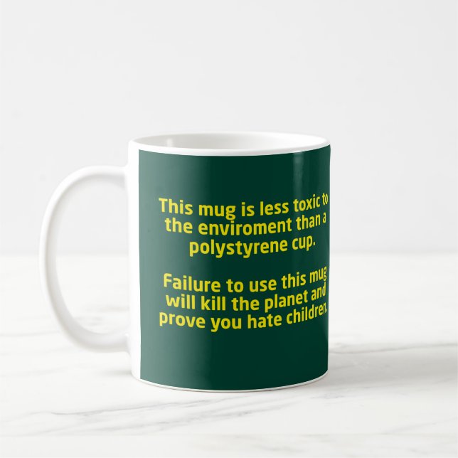 Caneca De Café Menos tóxico (Esquerda)