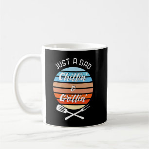 Caneca De Café Mens Apenas Um CHURRASCO De Arrefecimento E Grelha