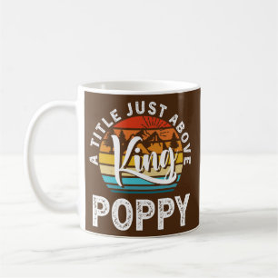 Caneca De Café Mens Deram Um Título Para O Dia de os pais Poppy
