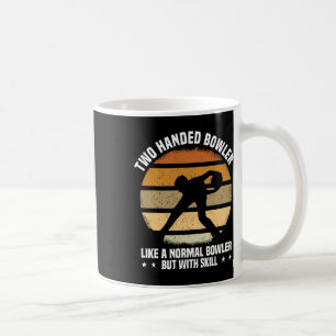 Caneca De Café Mens Engraçado Boliche Duas Mão Bowler