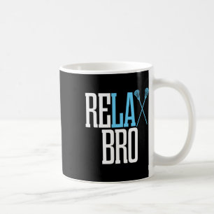 Caneca De Café Mens Engraçado Relaxe Bandorojogador Lcross Camisa