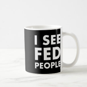 Caneca De Café Mens Eu Vejo Pessoas Fed Citação Legal Para Chefs