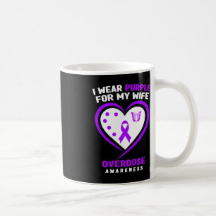 Caneca De Café Mens Eu Visto Roxo Para Minha Consciência Sobre So
