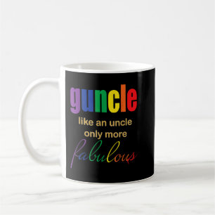 Caneca De Café Mens Gay Tio (Guncle) Mais Fabuloso