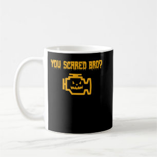 Caneca De Café Mens Halloween Car Mechanic, Engraçado Mecânico De