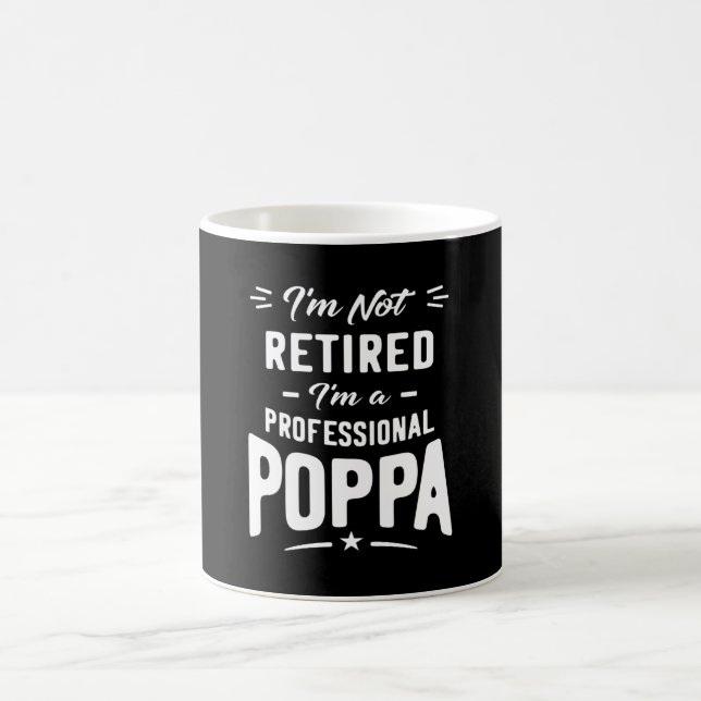 Caneca De Café Mens, não estou aposentado. Sou um Presente profis (Centro)