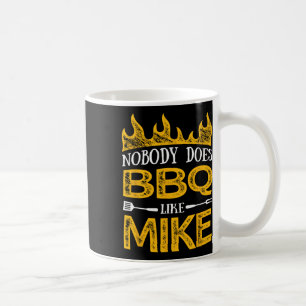 Caneca De Café Mens Ninguém Faz Churrasco Como Mike