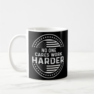 Caneca De Café Mens Ninguém Se Preocupa Com Trabalhos Mais Engraç