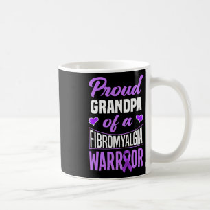 Caneca De Café Mens Orgulhosos Vovô De Um Guerreiro De Fibromialg