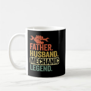 Caneca De Café Mens Padre Husband Legenda Mecânica Car Vintage Au