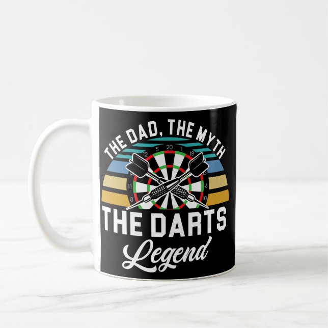 Caneca De Café Mens Pai Mito Lenda das Trevas Padre Dart Player (Esquerda)