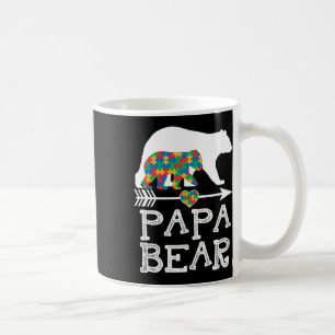 Caneca De Café Mens Papa Urso Autismo Homens Pai Autismo Autismo 