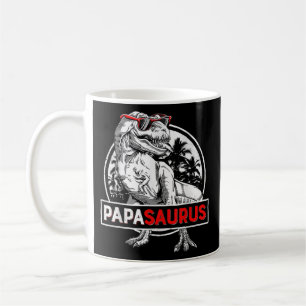 Caneca De Café Mens Papasaurus T Rex Dinossaur Dia de os pais Eng