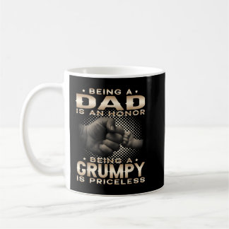 Caneca De Café Mens sendo um PAI é uma HONRA Ser um GRUMPY é PRI