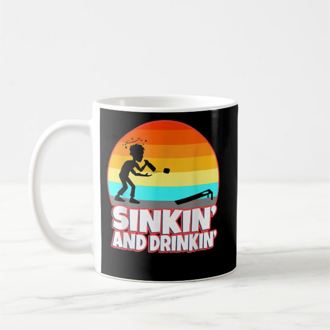 Caneca De Café Mens Sinkin e bebendo o buraco (Esquerda)