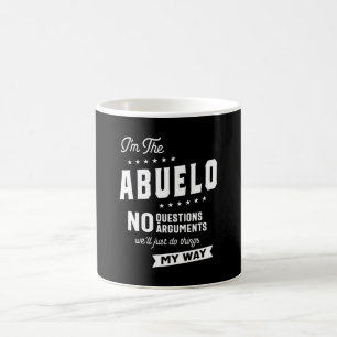 Caneca De Café Mens, sou o Abuelo sem dúvidas Argumentos