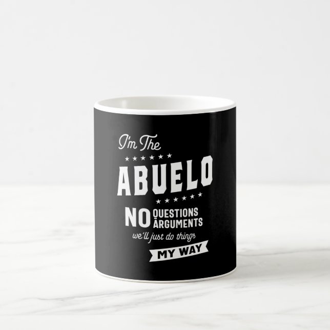 Caneca De Café Mens, sou o Abuelo sem dúvidas Argumentos (Centro)