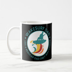 Caneca De Café Mens Wakesurf Pai Wakeboard Wakeboard Surfing W