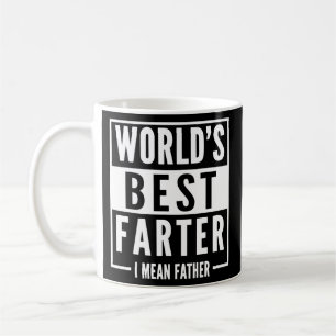 Caneca De Café Mens World's Best Farter I Mean Padres