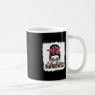 Caneca De Café Mensageiro Burgundy Cérebro de Fita Cérebro Sensib