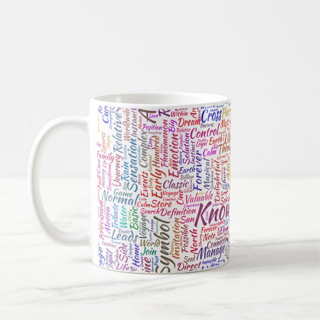 Caneca De Café Mensagem de MothssTexte Motif do Apêndice de Pergu (Esquerda)