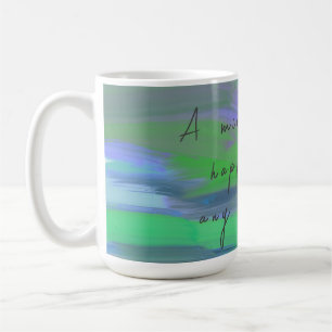 Caneca De Café Mensagem do Milagre de Arte Inspiradora