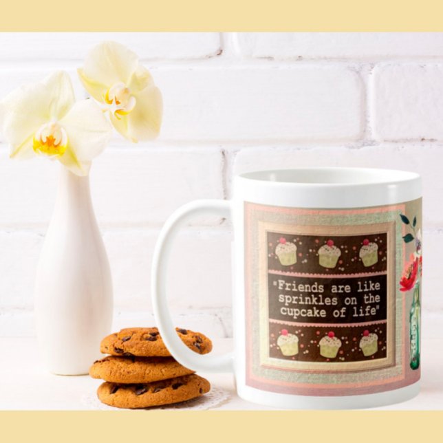 CANECA DE CAFÉ MENSAGEM ESPECIAL DE AMIGO (Criador carregado)