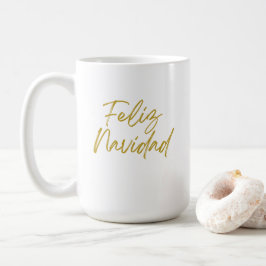 Caneca De Café Mensagem Feliz Navidad